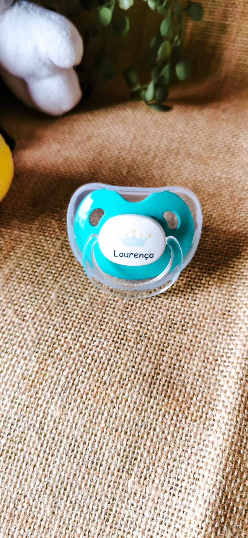 Chupeta "Beatriz" e "Lourenço"