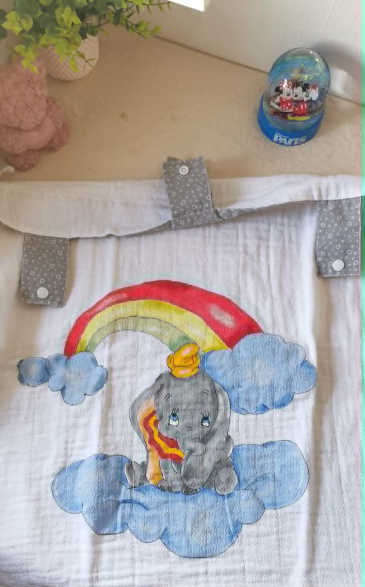 Fralda Tapa Ovo "Dumbo"