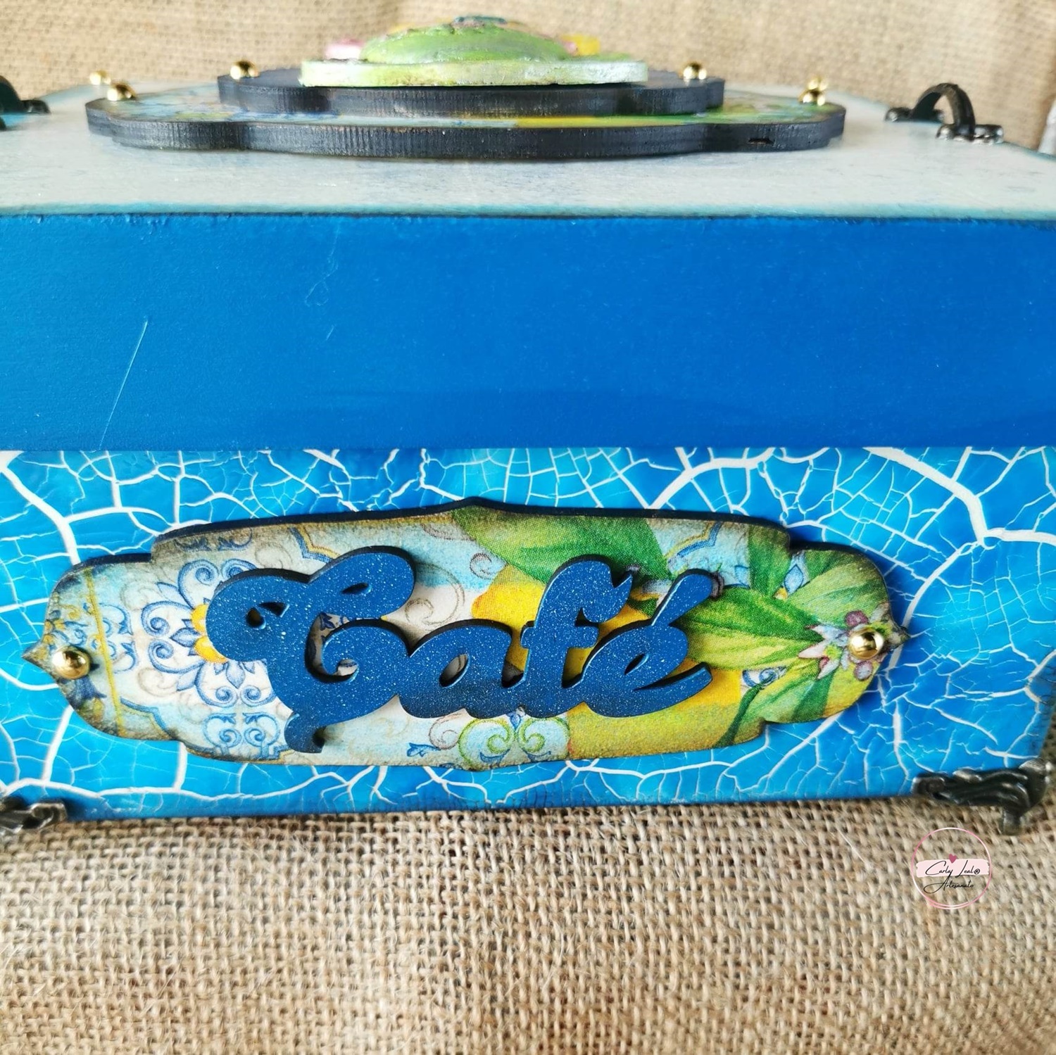 Conjunto Caixa de Café e Caixa de Guardanapos