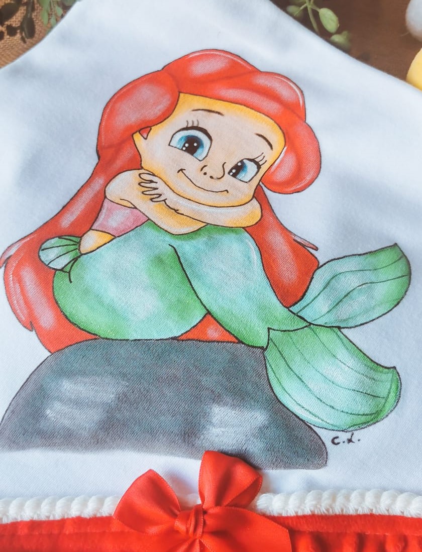 Fralda Passeio "Pequena Sereia"