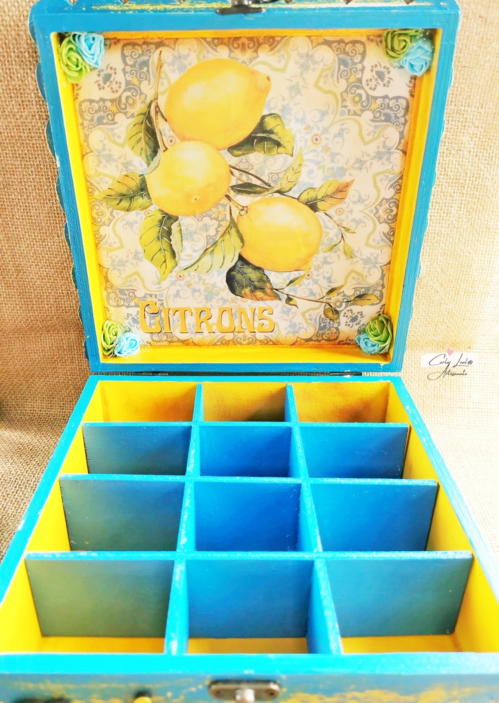Caixa de Chá "Limões"