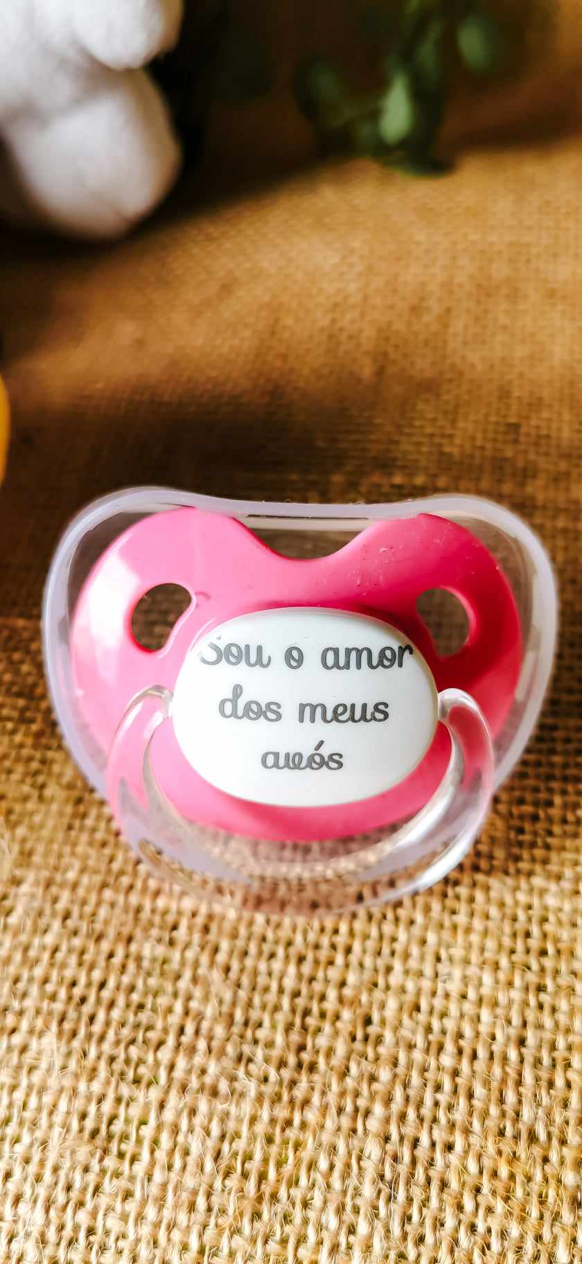 Chupeta "Sou o amor dos meus avós"
