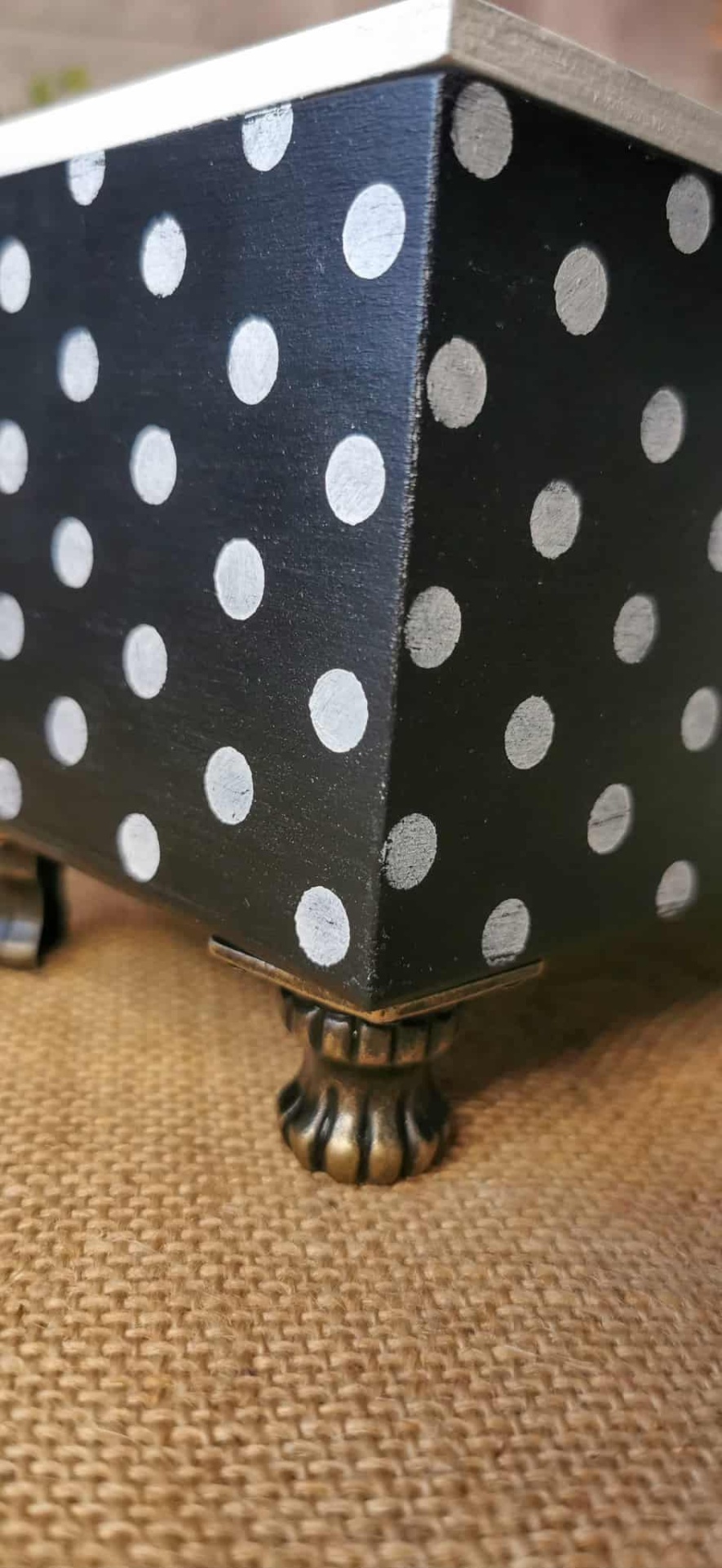 Caixa de Chá "Preto & Branco"