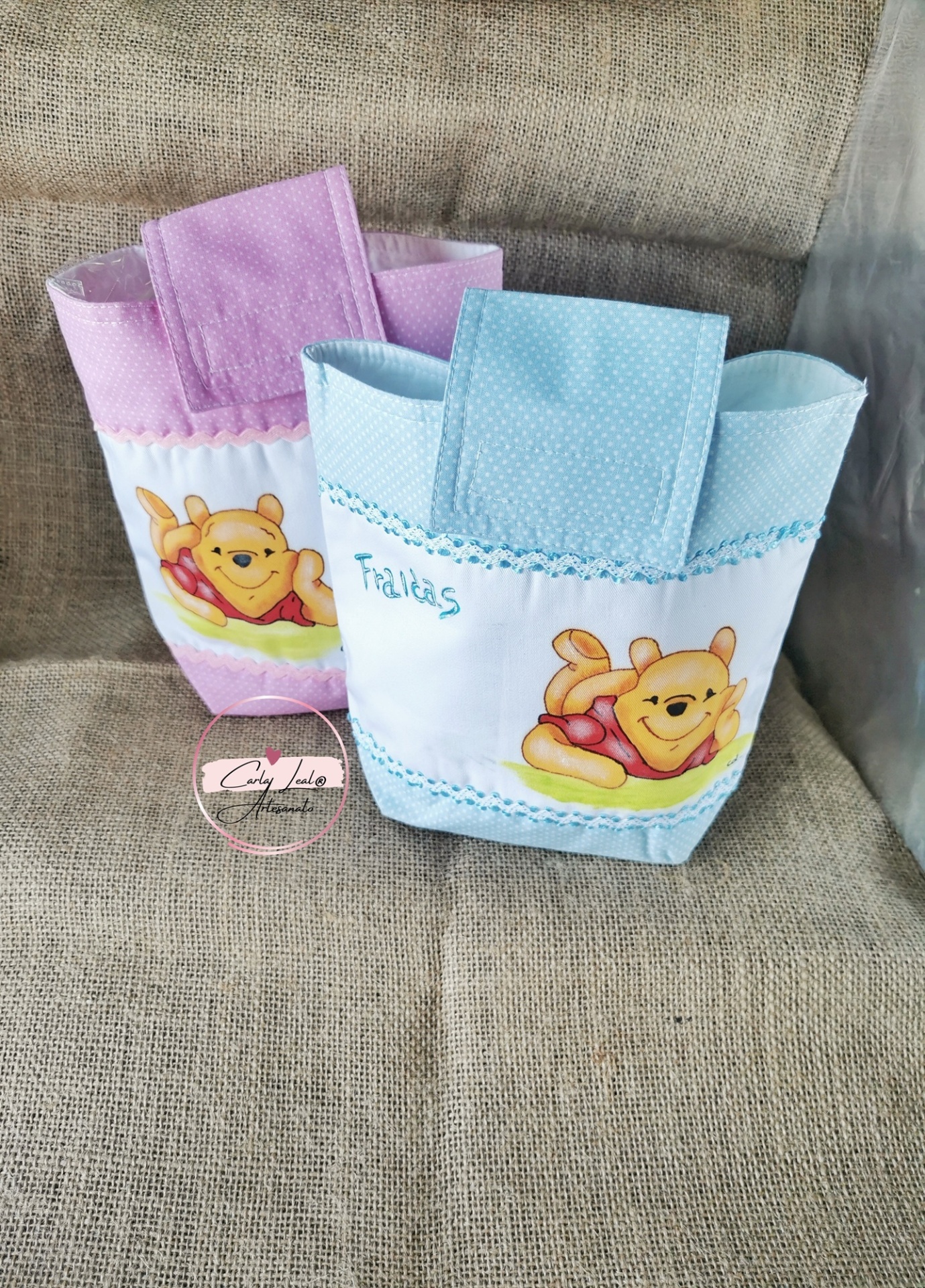 Porta Fraldas "Ursinho Pooh"