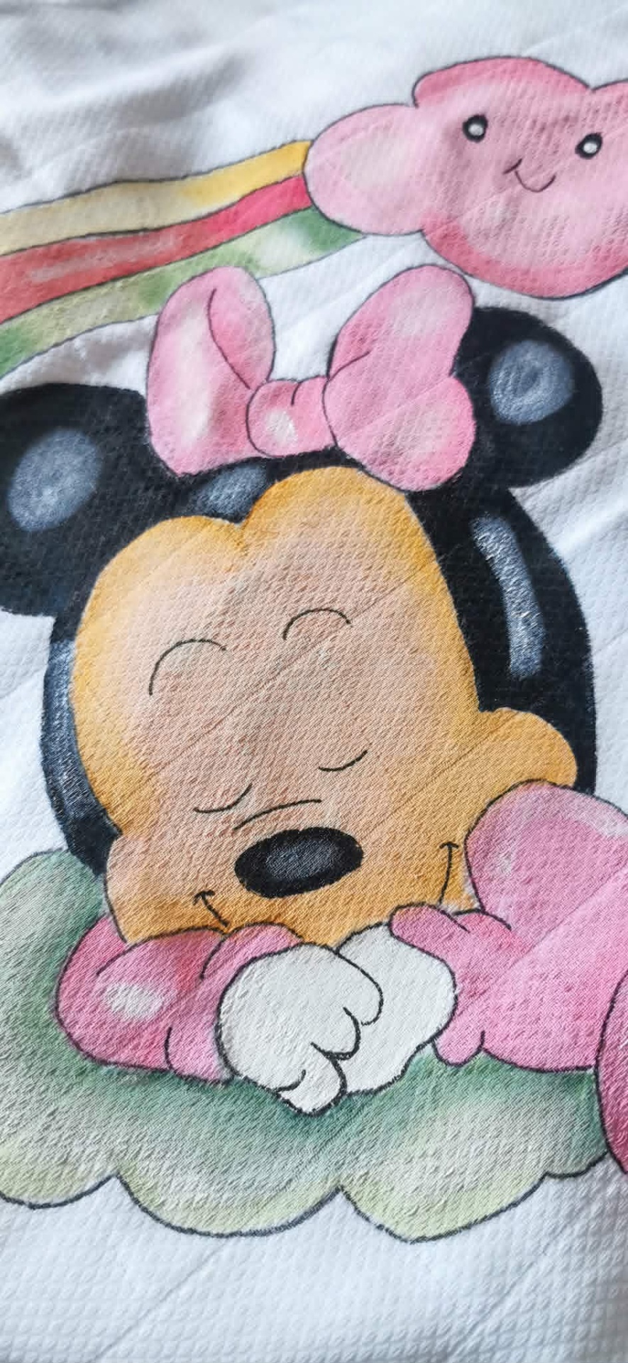 Frala Tapa Ovo "Minnie nas Nuvens"