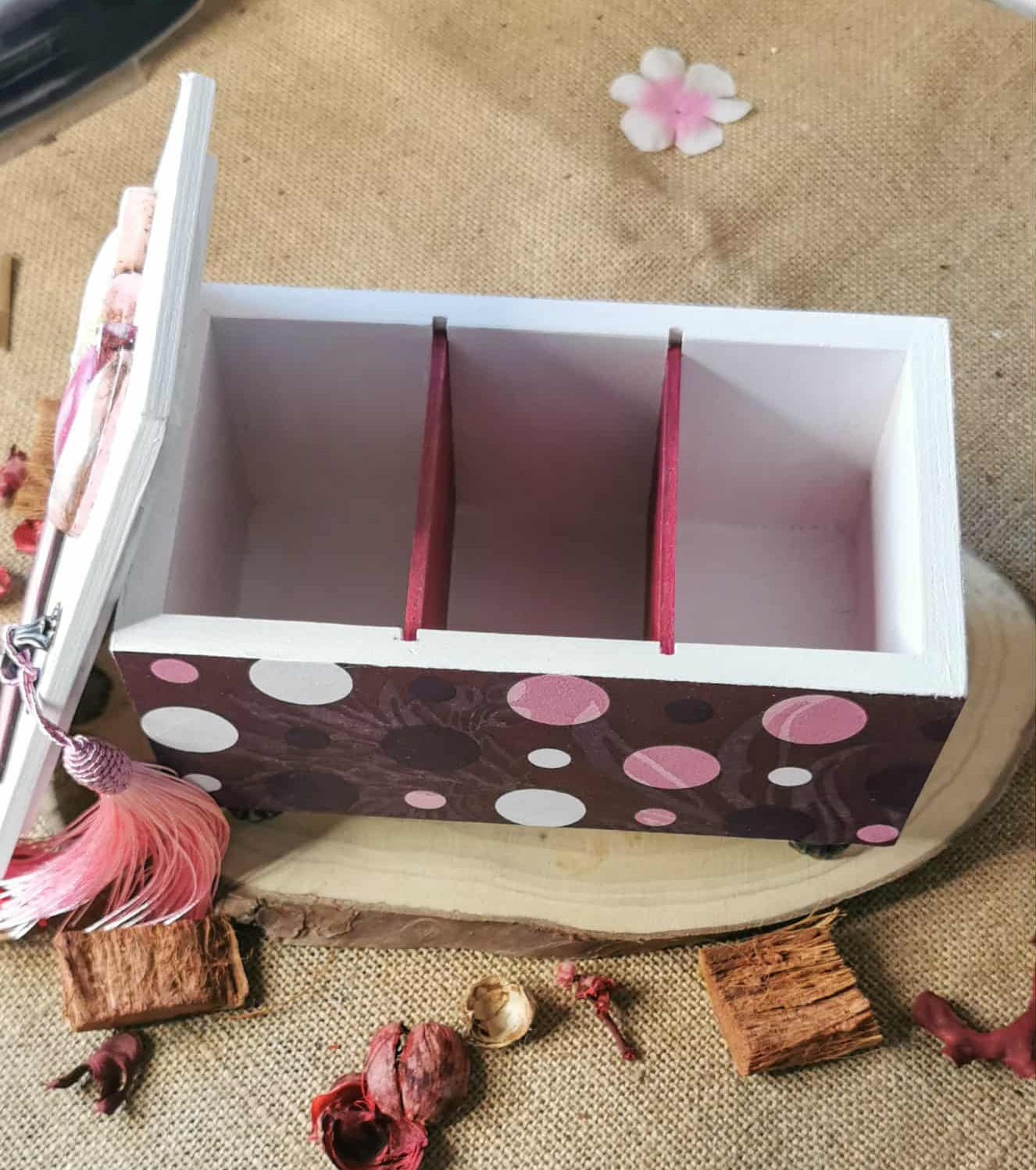 Caixa de Chá "Rosa"