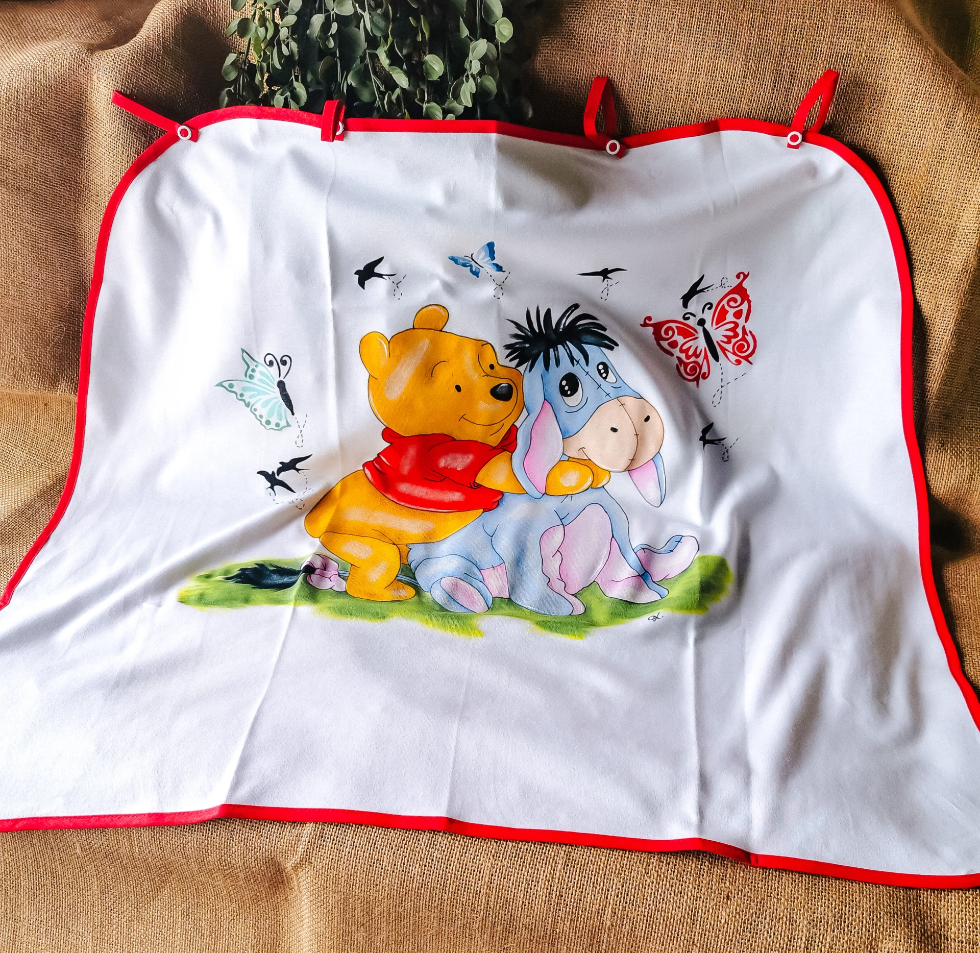 Fralda Tapa Ovo "Pooh e Igor"