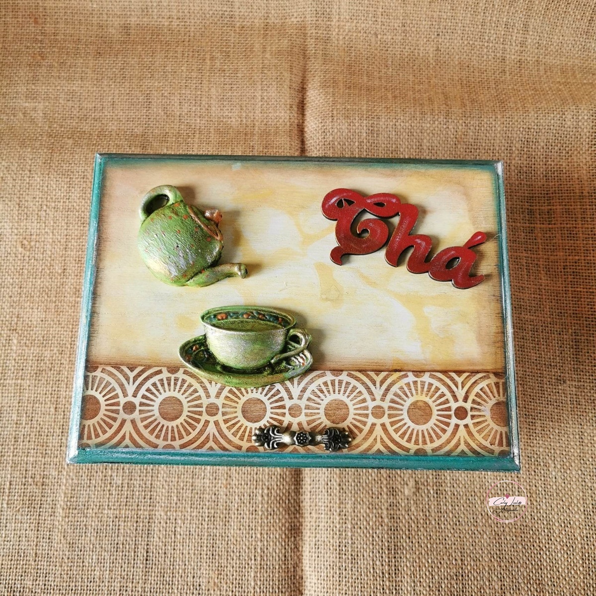 Caixa de Chá "Tribal"