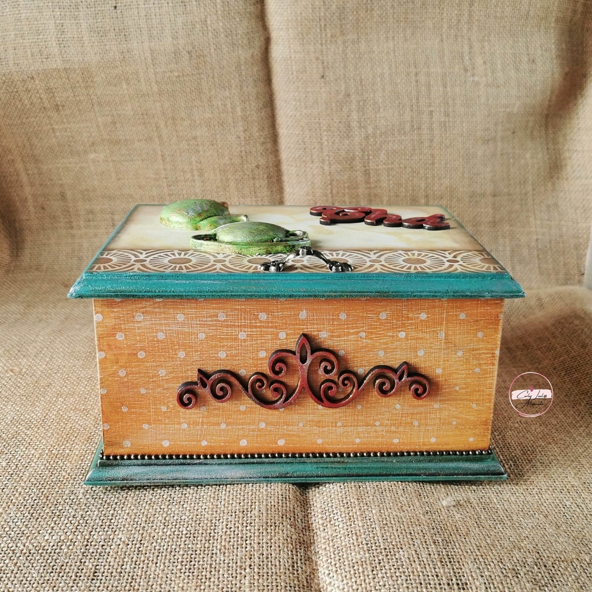 Caixa de Chá "Tribal"