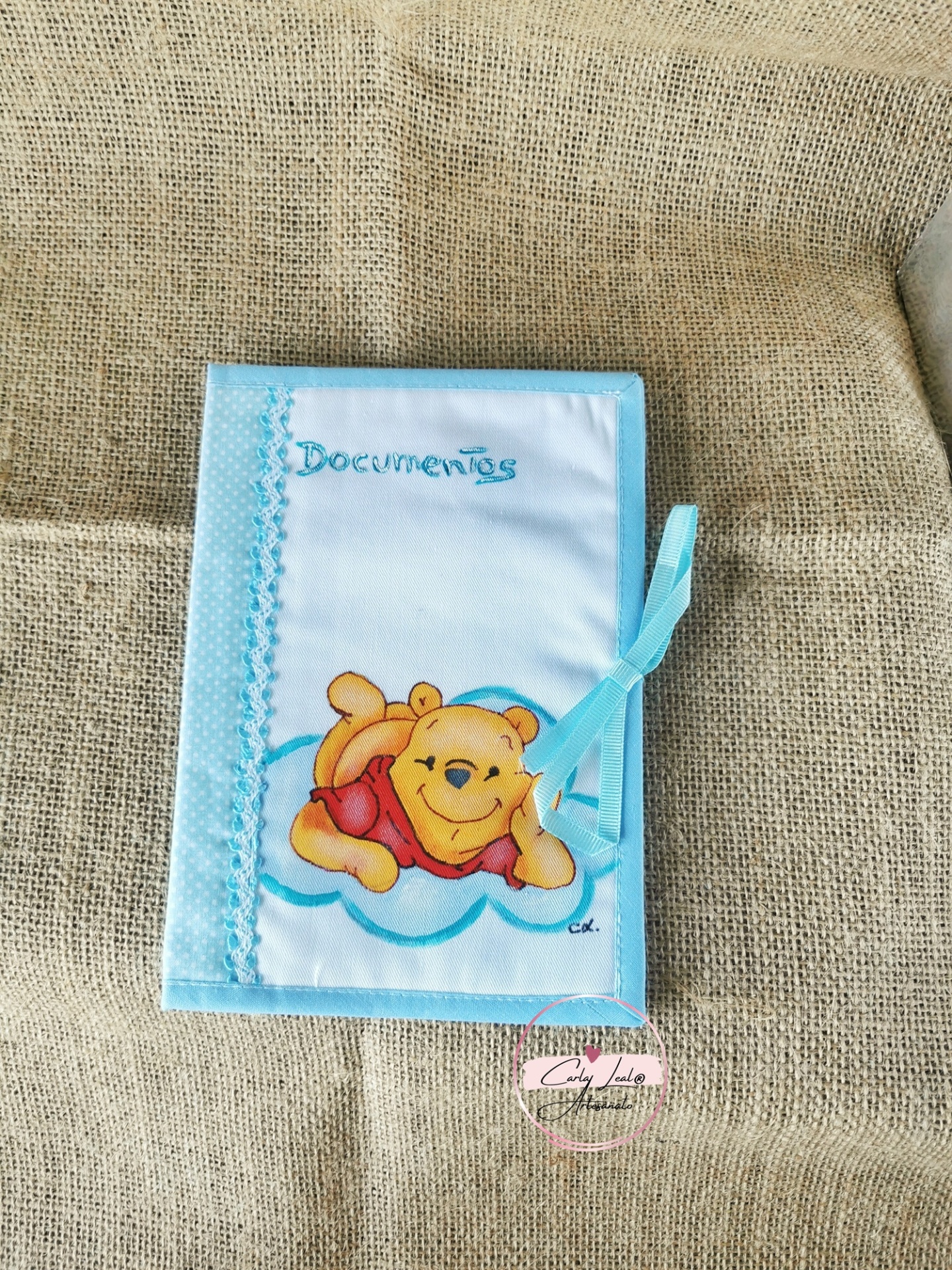 Porta Documentos "Ursinho Pooh"  menina/menino