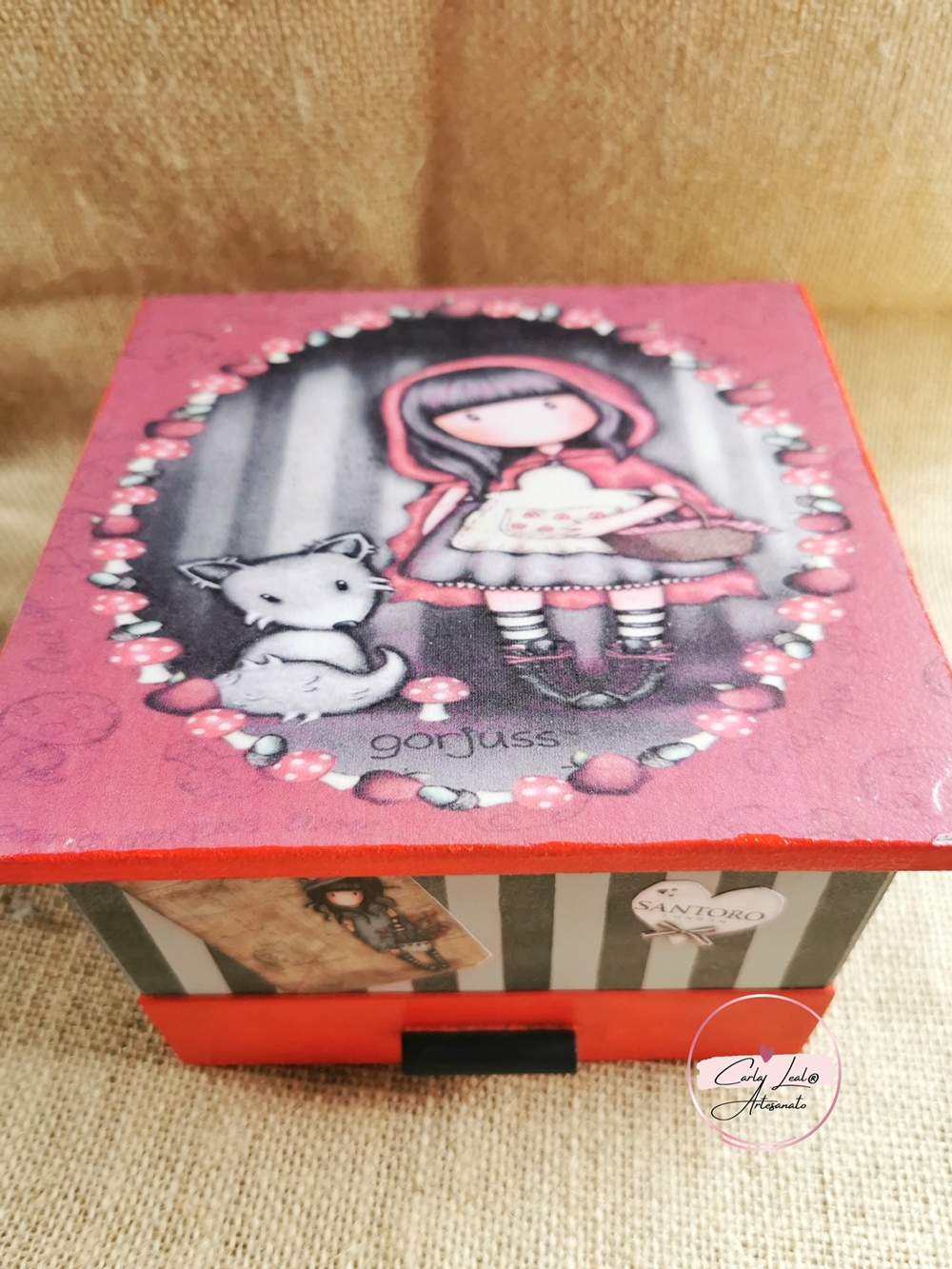 Caixa "Menina Gorjuss"