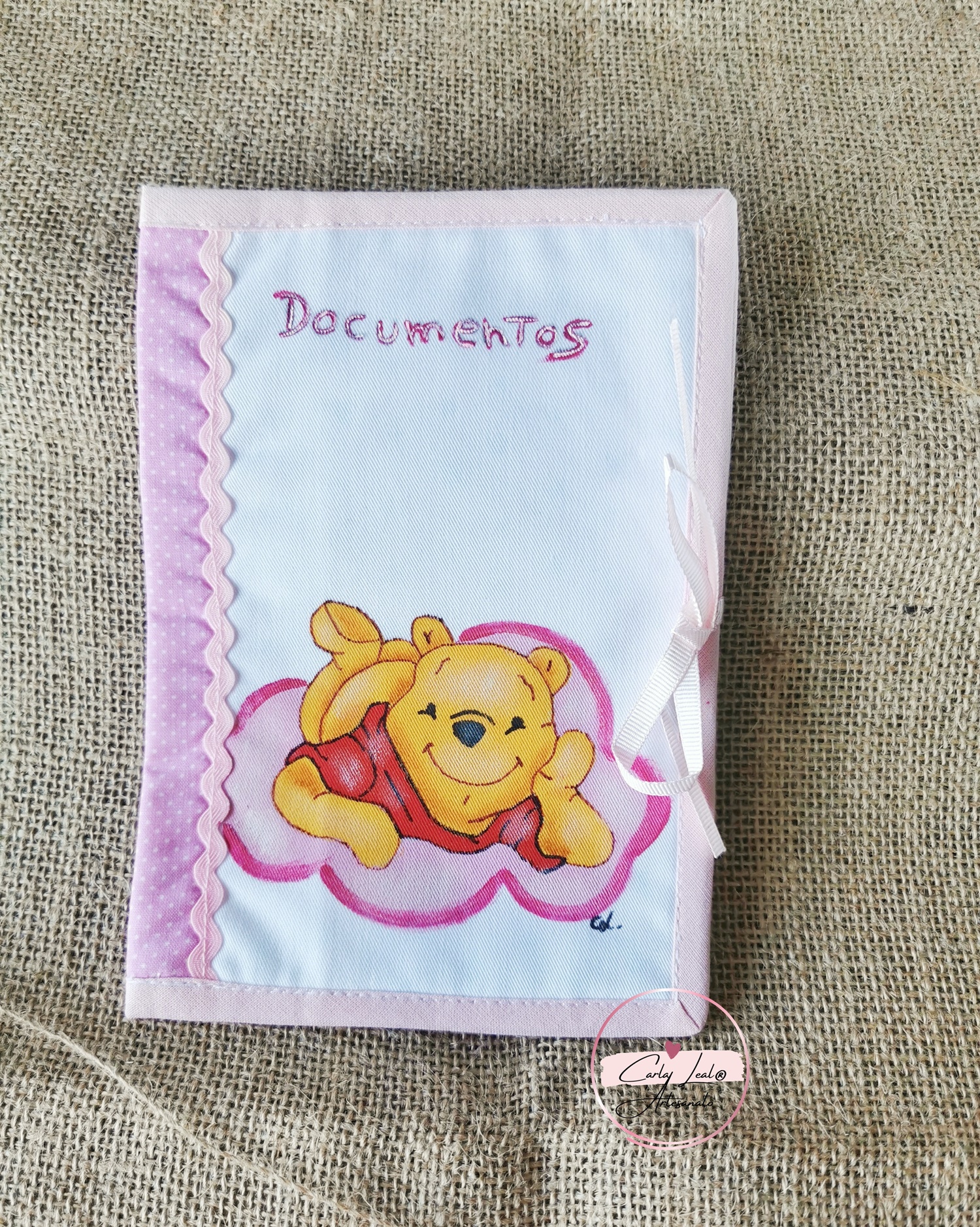 Porta Documentos "Ursinho Pooh"  menina/menino