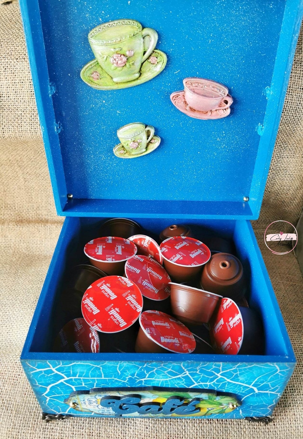 Conjunto Caixa de Café e Caixa de Guardanapos