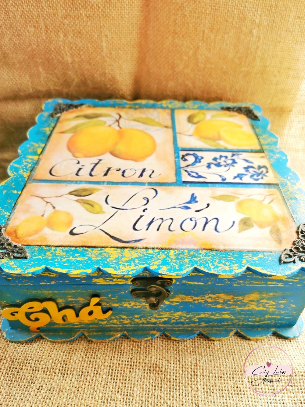 Caixa de Chá "Limões"