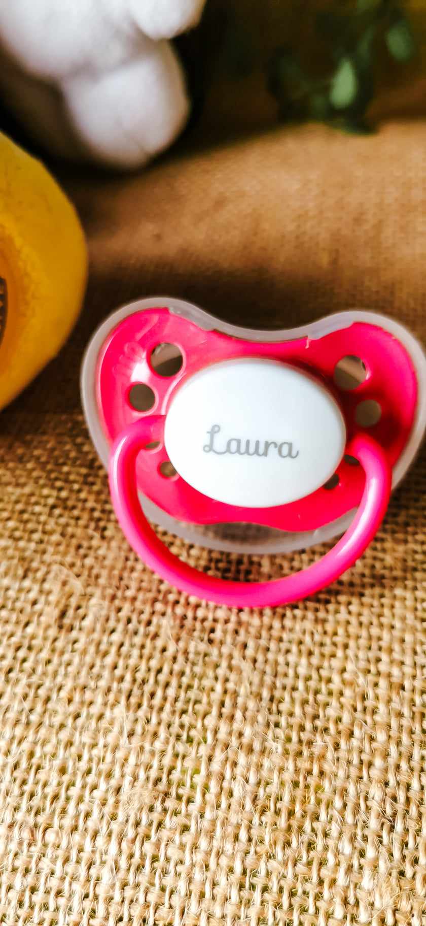 Chupeta "Laura" e "David"