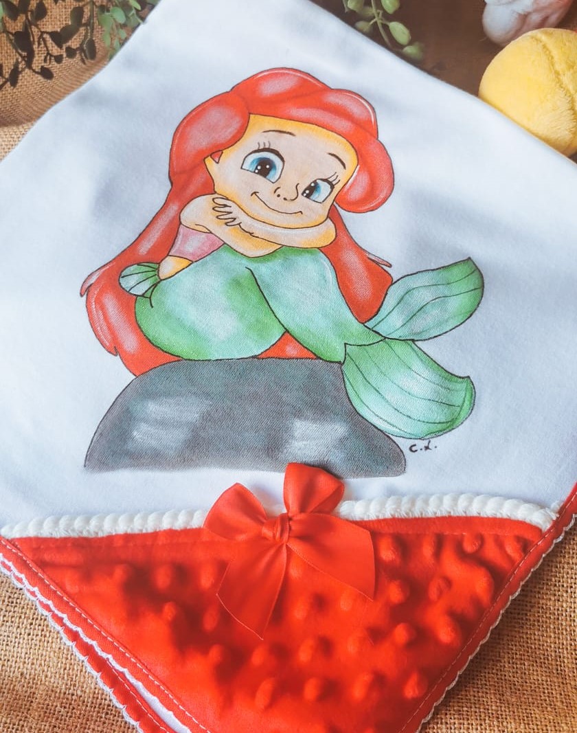 Fralda Passeio "Pequena Sereia"