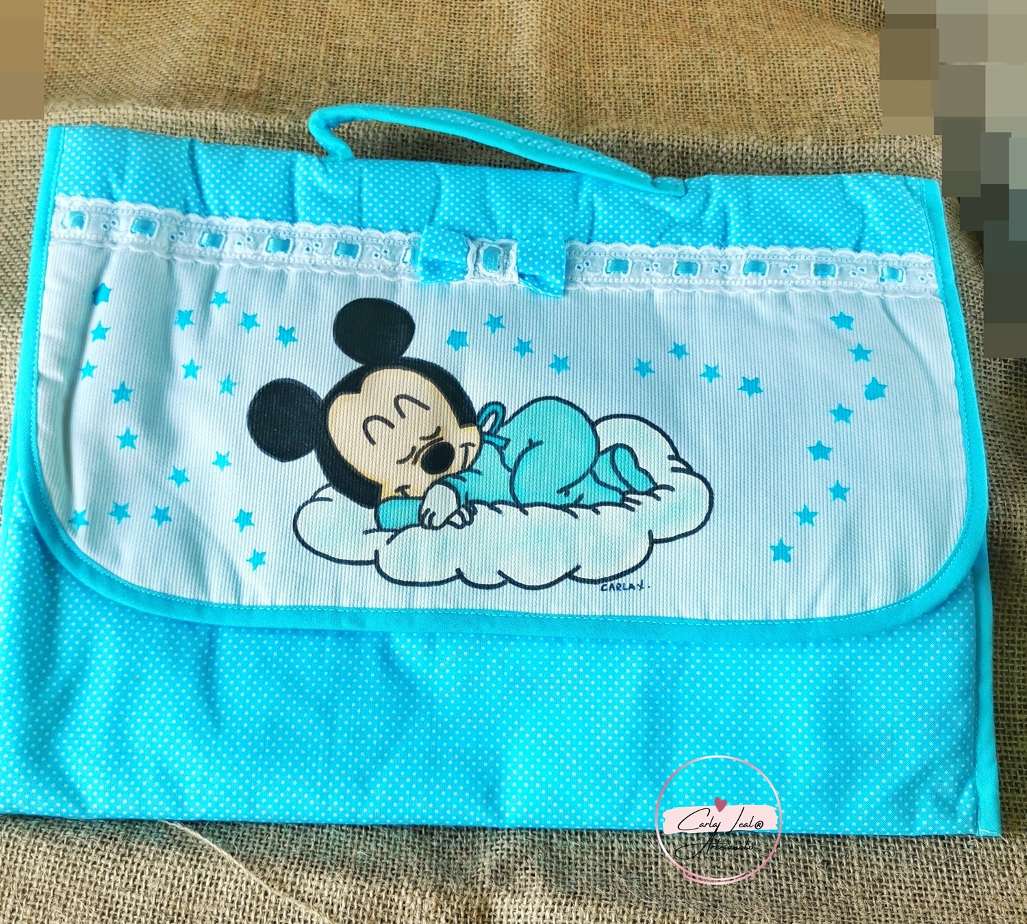 Saco 1ª Roupinha Mickey