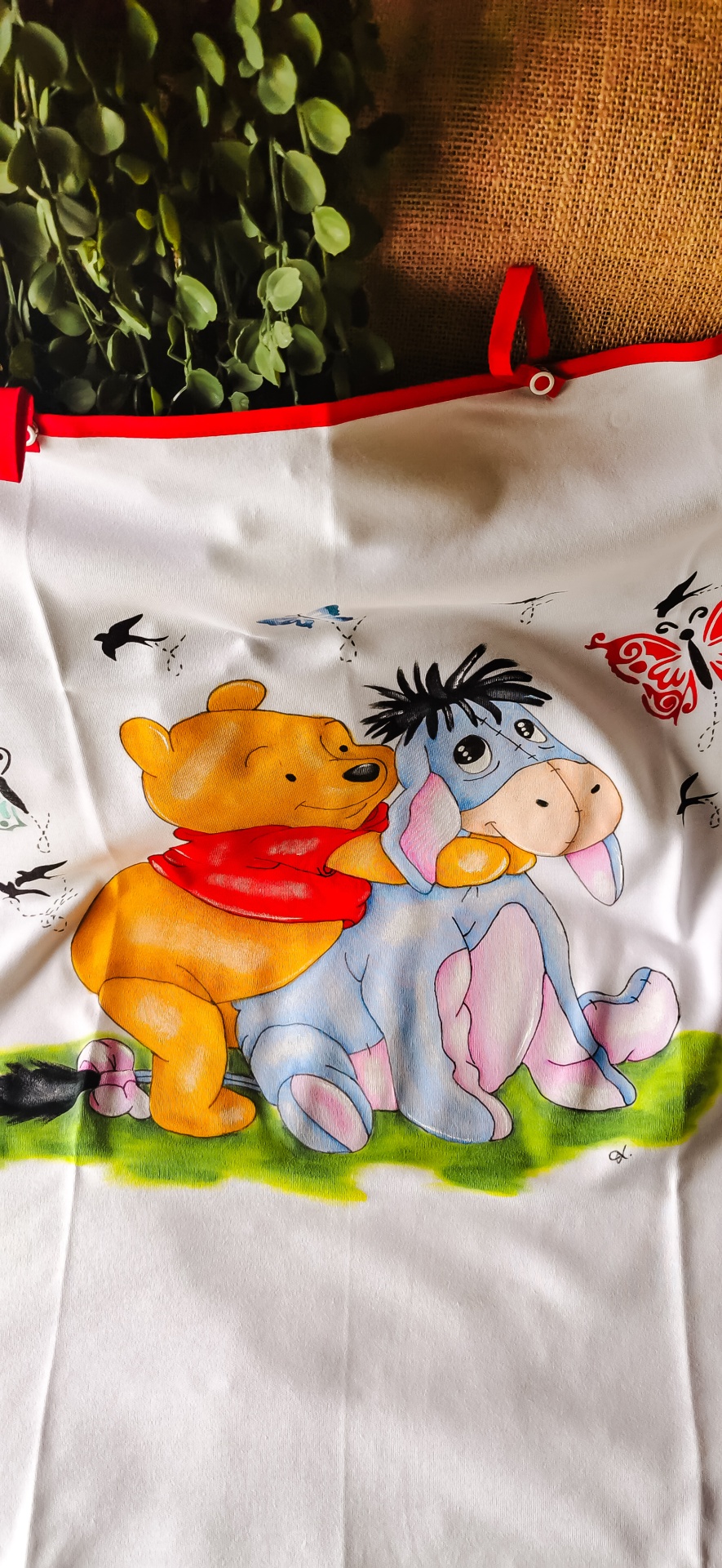 Fralda Tapa Ovo "Pooh e Igor"