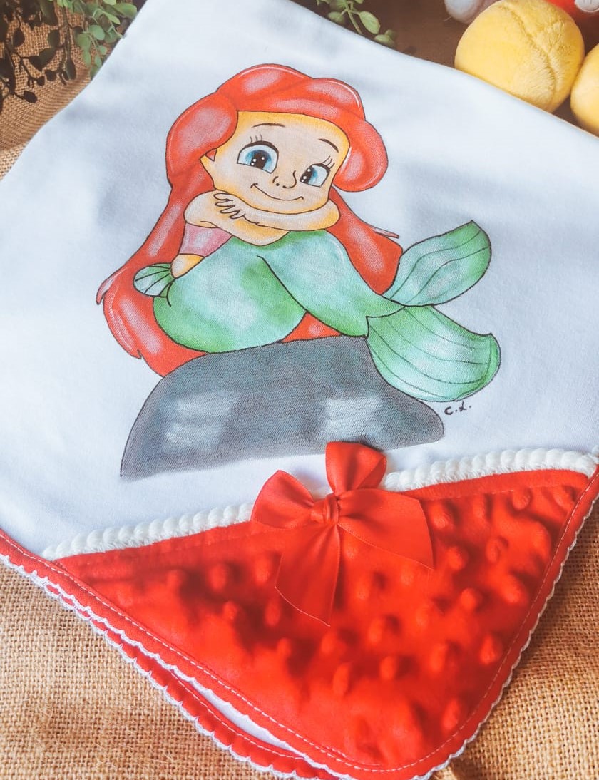 Fralda Passeio "Pequena Sereia"