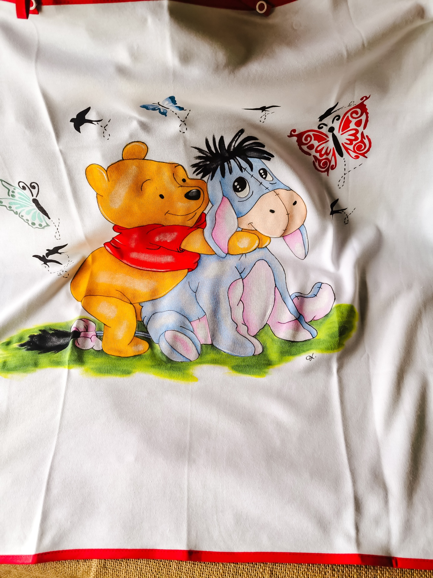 Fralda Tapa Ovo "Pooh e Igor"