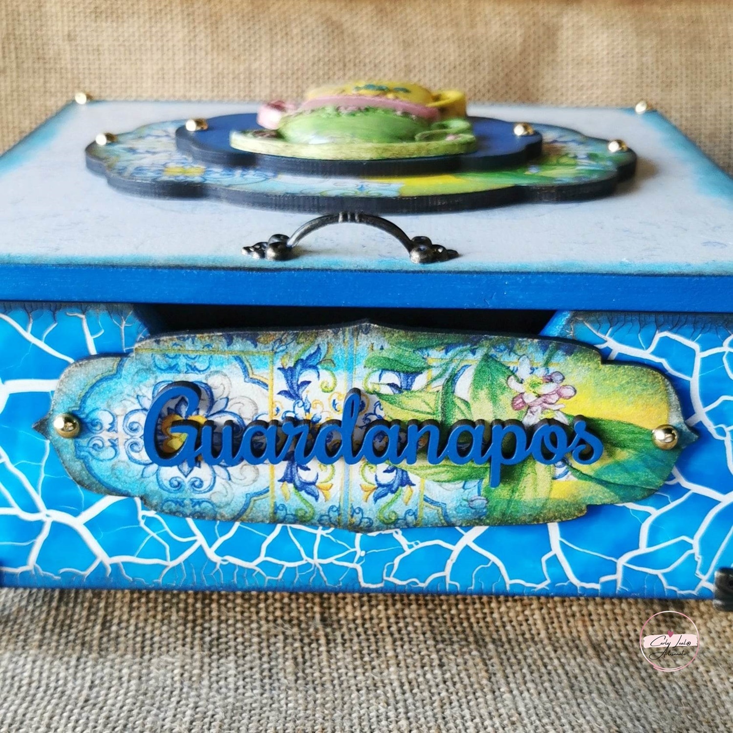 Conjunto Caixa de Café e Caixa de Guardanapos