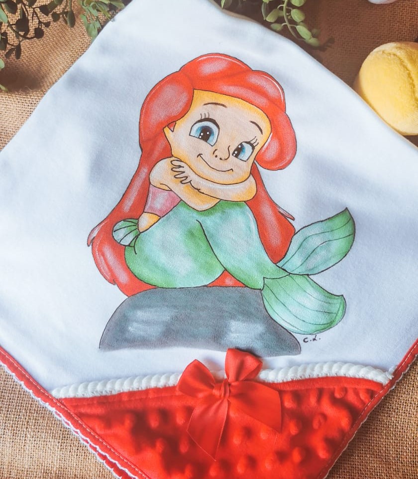 Fralda Passeio "Pequena Sereia"