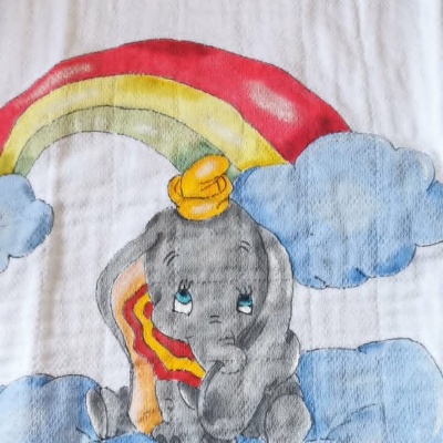 Fralda Tapa Ovo "Dumbo"