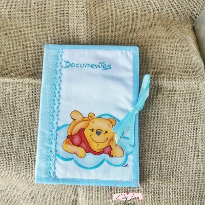 Porta Documentos "Ursinho Pooh"  menina/menino