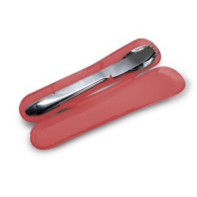 Talheres + estojo portátil