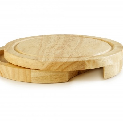 Conjunto 4 facas para queijo + estojo/tábua