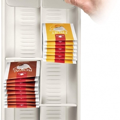 Tabuleiro para saquetas de chá ajustável (37x14,8cm)