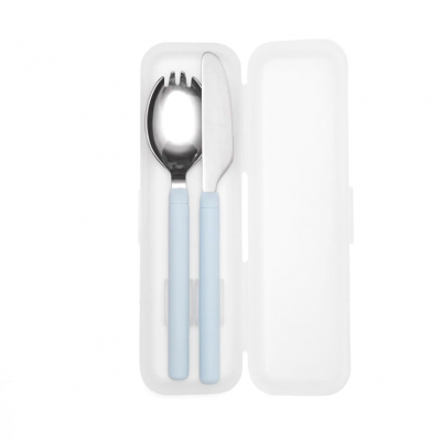 Talheres + estojo portátil