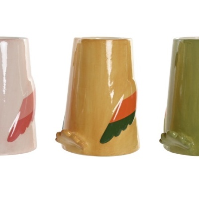 Jarra pássaro cerâmica