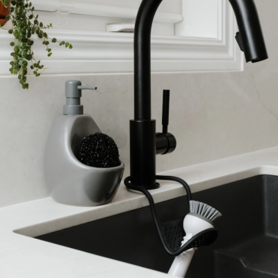 Dispensador de cozinha c/esfregão