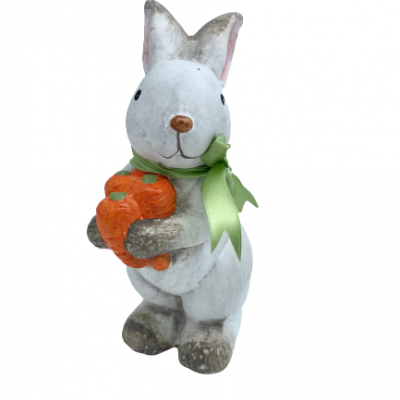 Coelho c/cenouras decorativo