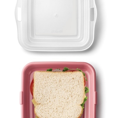 Recipiente especial queijo/fiambre/embutidos (ROSA)