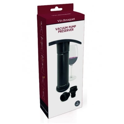 Bomba de vácuo (plástico) + 2 rolhas