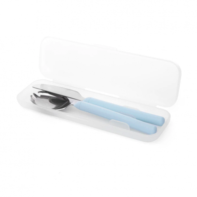 Talheres + estojo portátil