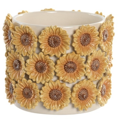 Vaso flores cerâmica