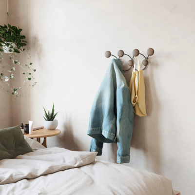 Cabide de parede 7 ganchos