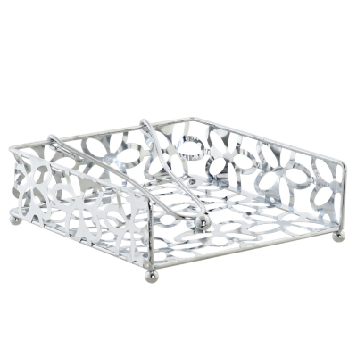 Suporte guardanapos cromado