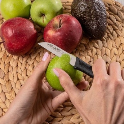 Faca para frutas e legumes 80mm (PRETO)