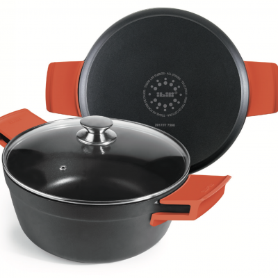 Caçarola alta com tampa (Ø20cm/Ø24cm/Ø28cm)