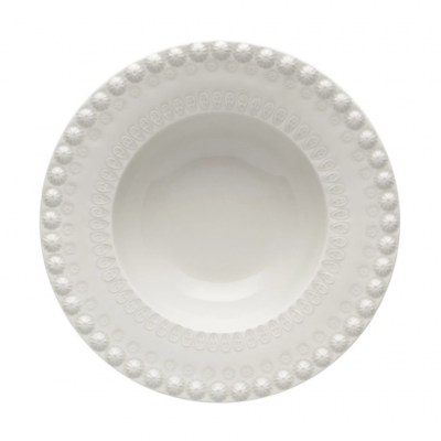 Prato de sopa Cinza Areia