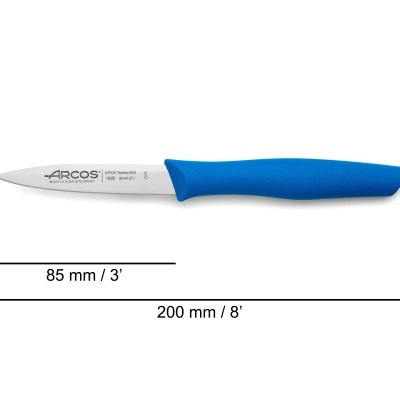 Faca para frutas e legumes 85mm (AZUL)