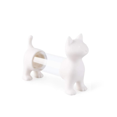 Paliteiro/saleiro/pimenteiro gato (BRANCO)