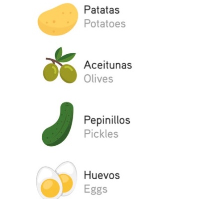 Cortador alimentos Salada Russa