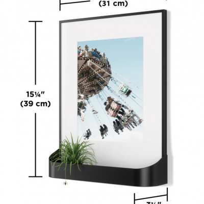 Moldura c/ prateleira (Preta)