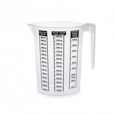 Jarro medidor em plástico (1,5L)