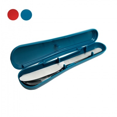 Talheres + estojo portátil